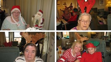 Residents get into the festive spirit as Hinckley care home decks the halls
